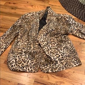 Cheetah blazer